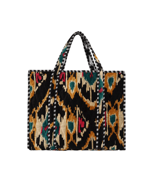 Ultimate Ikat Velvet Tote - Multi