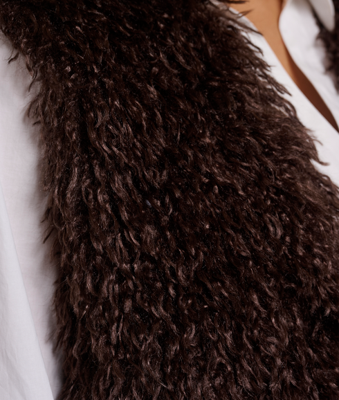 Sensy Waistcoat - Mocha Latte