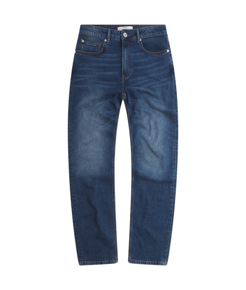 Taper Fit Mid Blue Jeans