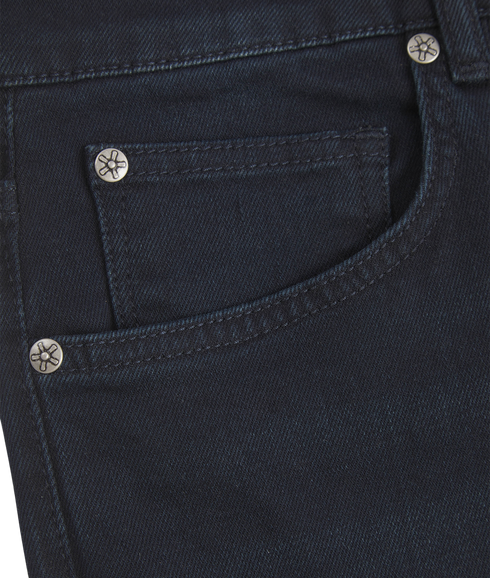 Taper Fit Blue Black Jeans