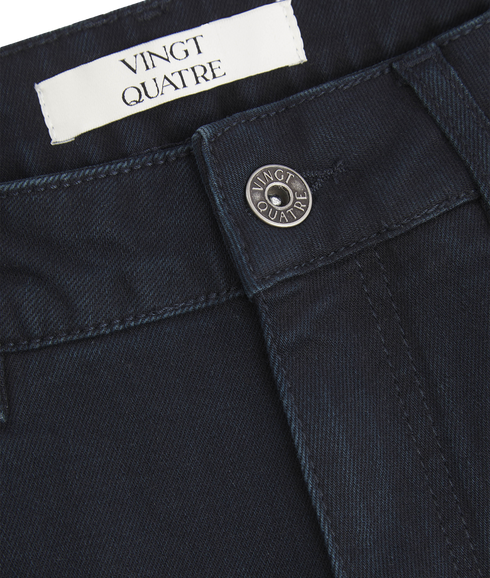 Taper Fit Blue Black Jeans