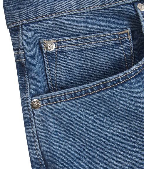 Taper Fit Light Blue Jeans