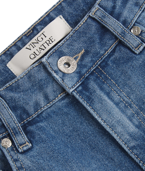 Taper Fit Light Blue Jeans