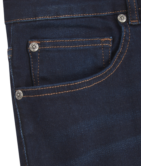 Taper Fit Indigo Rinse Jeans