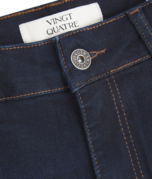 Taper Fit Indigo Rinse Jeans
