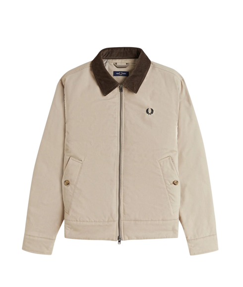 Cotton Caban Jacket - Cream