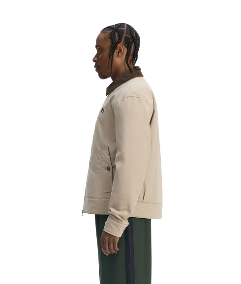 Cotton Caban Jacket - Cream