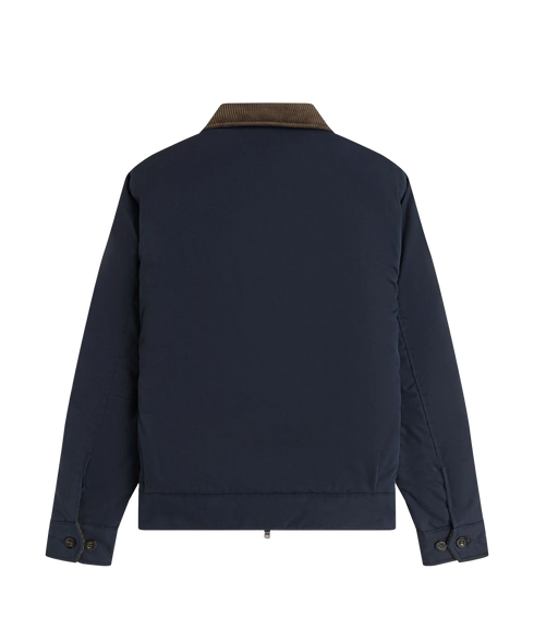 Cotton Caban Jacket - Navy