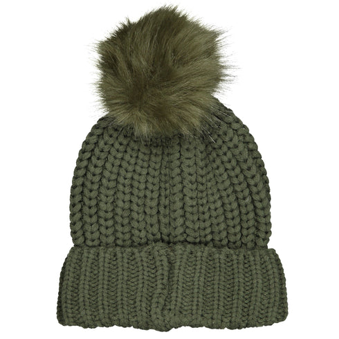 Saltburn Beanie Hat - Olive