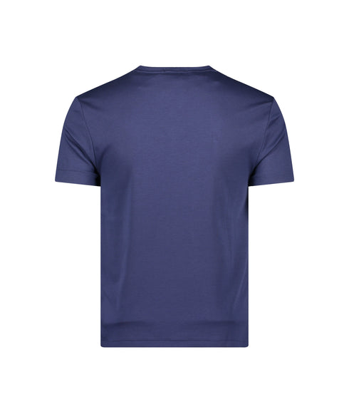Logo Embroidered T-shirt - Navy