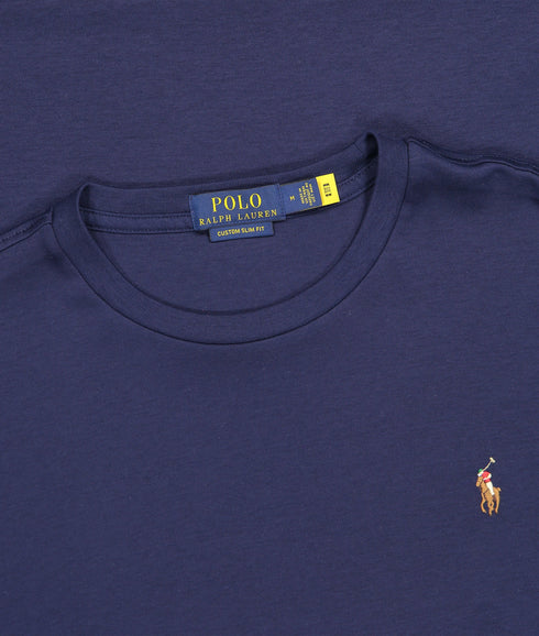 Logo Embroidered T-shirt - Navy