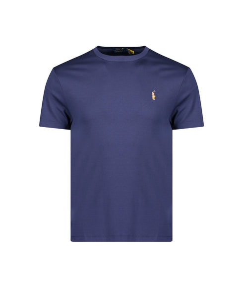 Logo Embroidered T-shirt - Navy
