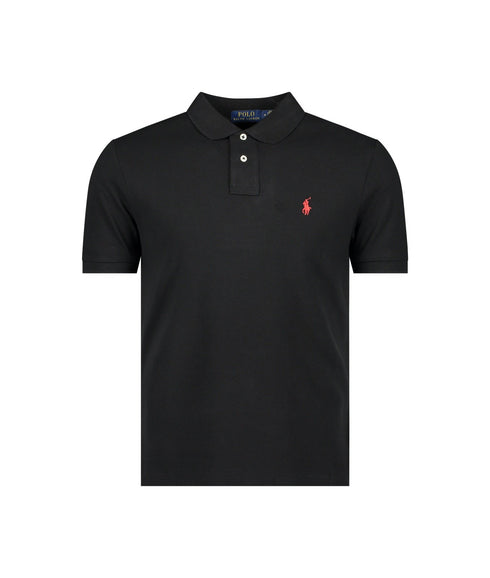 The Iconic Mesh Polo Shirt - Black