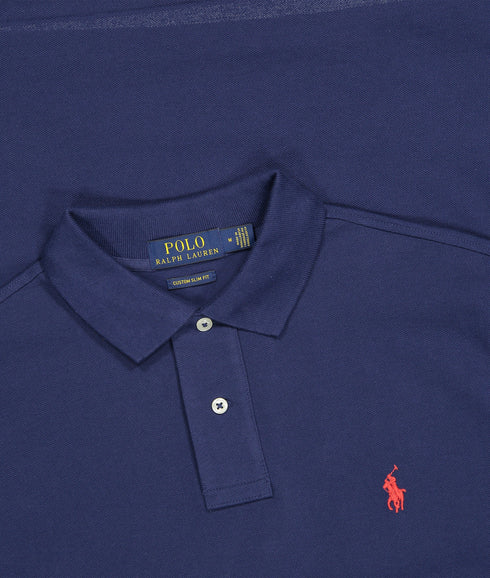The Iconic Mesh Polo Shirt - Blue