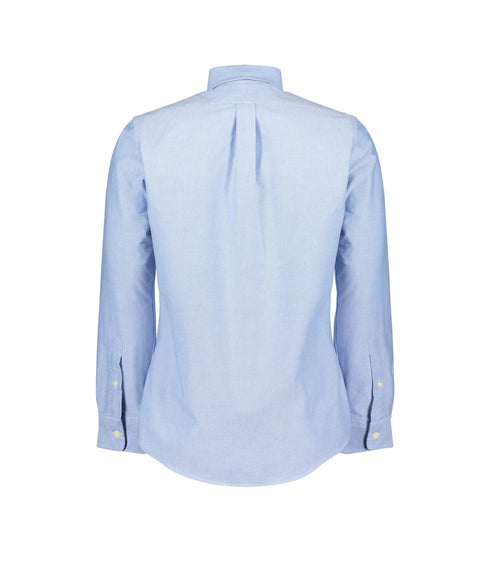 Custom Fit Oxford Shirt - Blue