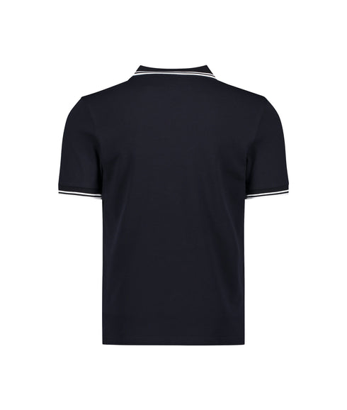 Twin Tipped Polo Shirt - Navy