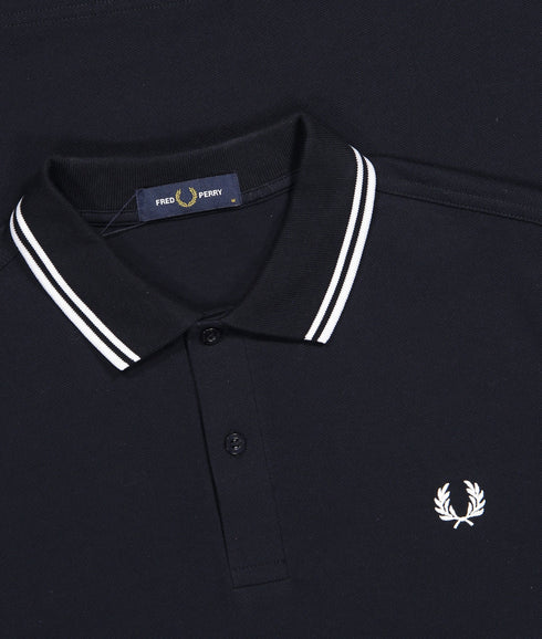 Twin Tipped Polo Shirt - Navy