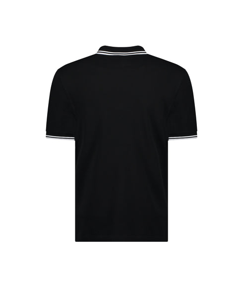 Twin Tipped Classic Polo Shirt - Black