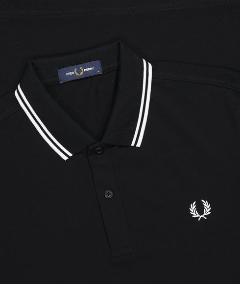 Twin Tipped Classic Polo Shirt - Black