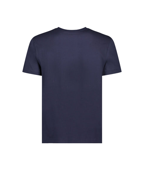Custom Slim Fit Jersey Crewneck T-Shirt - Navy