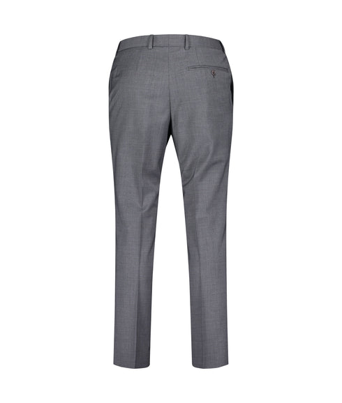 Panama Slim Fit Suit Trousers - Grey
