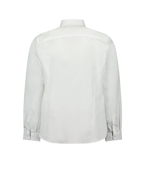Slim-Fit Formal Cotton Shirt - White
