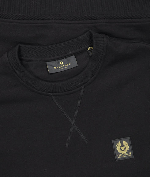 Cotton Fleece Sweatshirt - Black