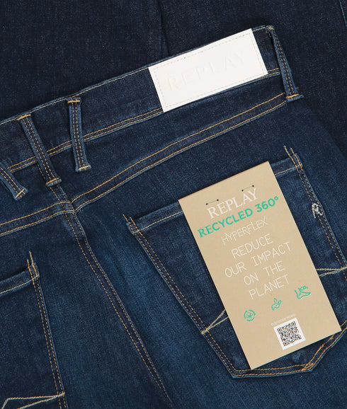 Hyperflex Slim Fit Anbass Jean - Navy
