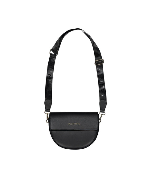 Semi-Circular Crossbody Bag - Black