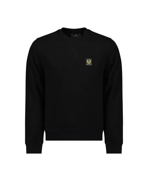 Cotton Fleece Sweatshirt - Black