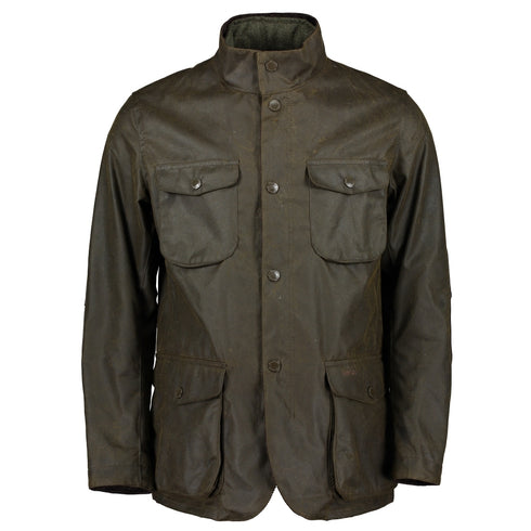 Ogston Wax Jacket - Olive