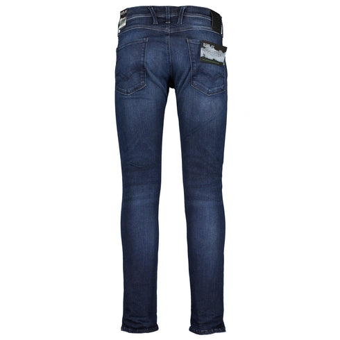 Anbass Slim-Fit Hyperflex Jeans - Dark Blue