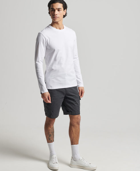 Organic Cotton Vintage Logo Embroidered Top - White