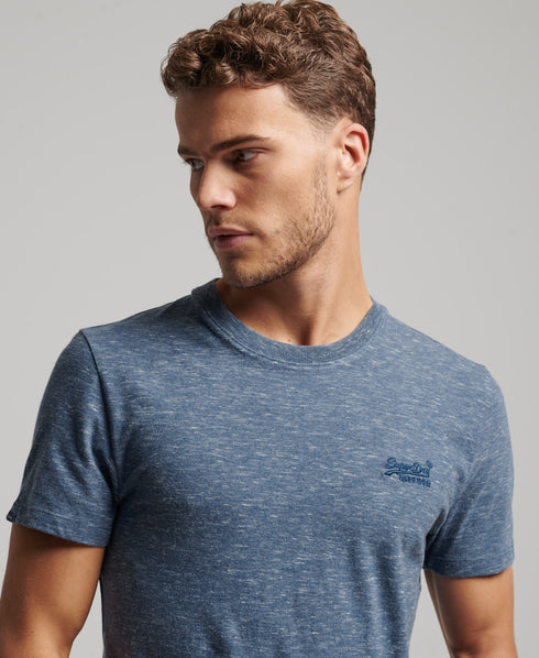 Organic Cotton Essential Logo T-Shirt - Blue