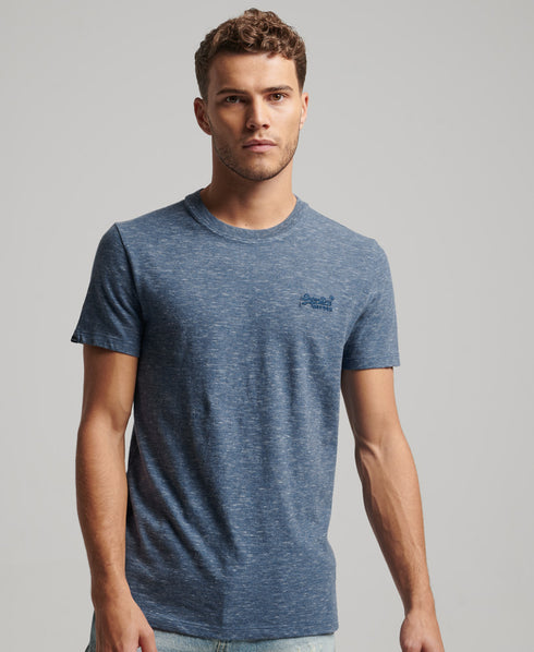 Organic Cotton Essential Logo T-Shirt - Blue