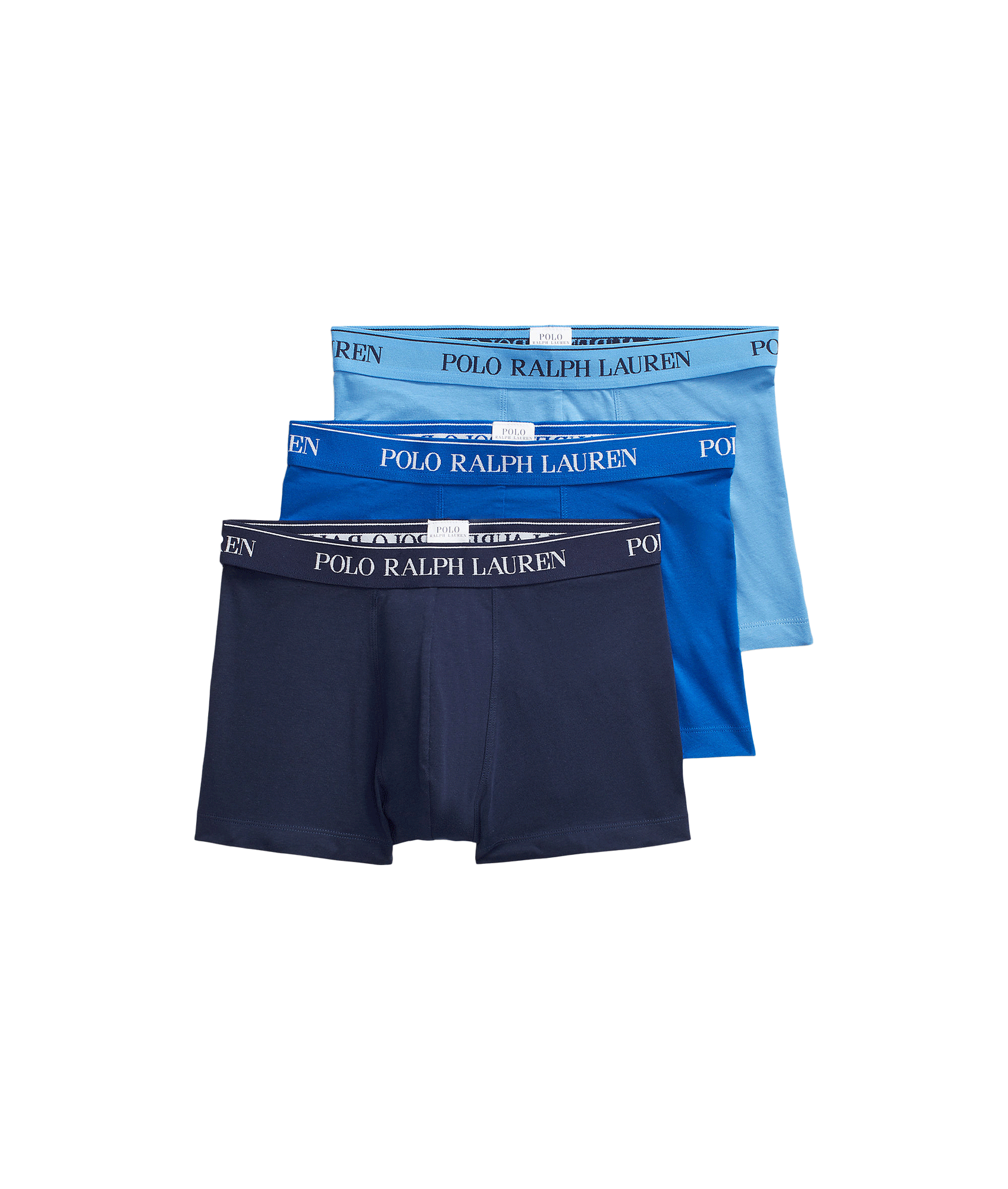 Stretch Cotton Trunk 3-pack - Blue