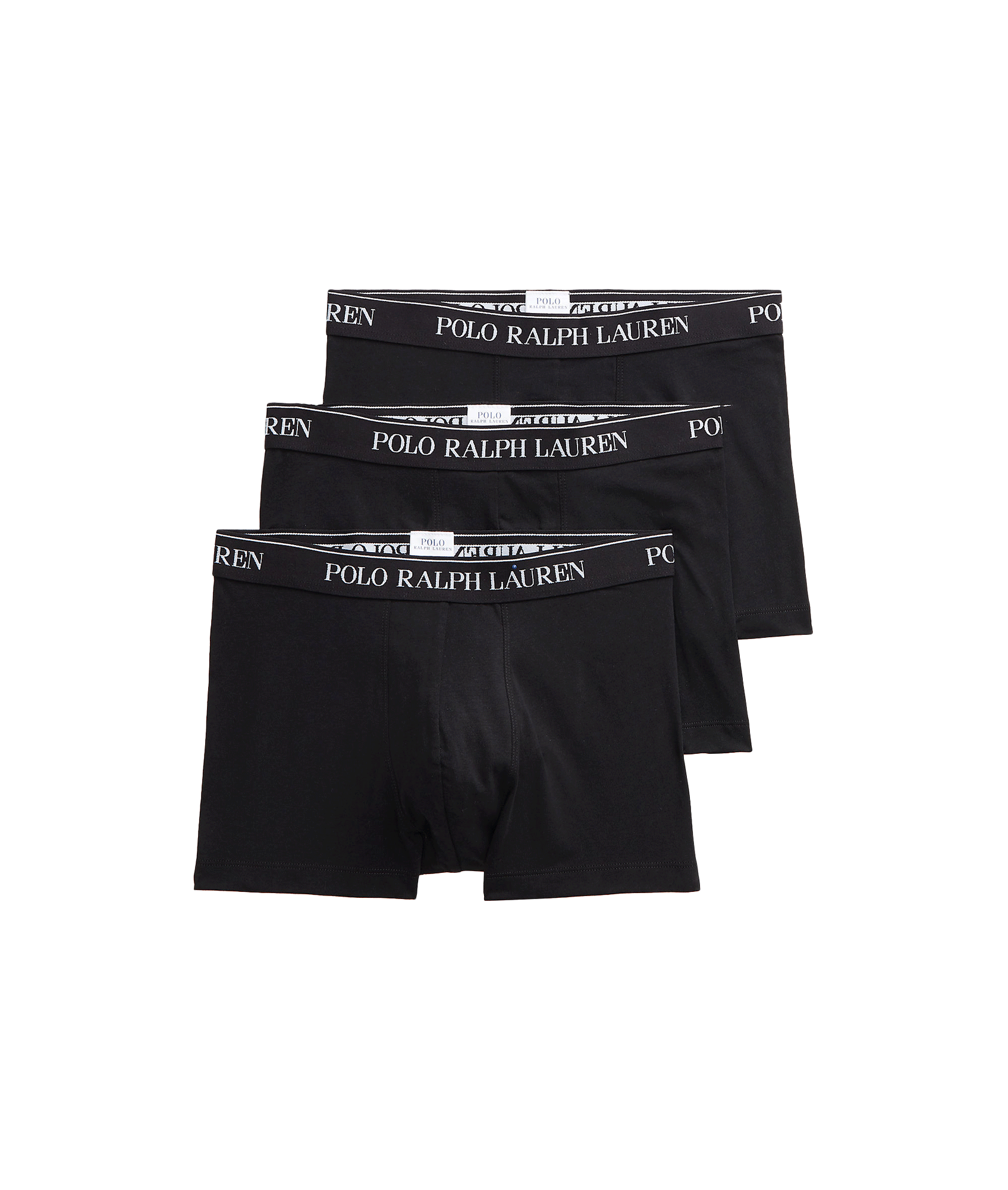 Stretch Cotton Trunk 3-pack - Black