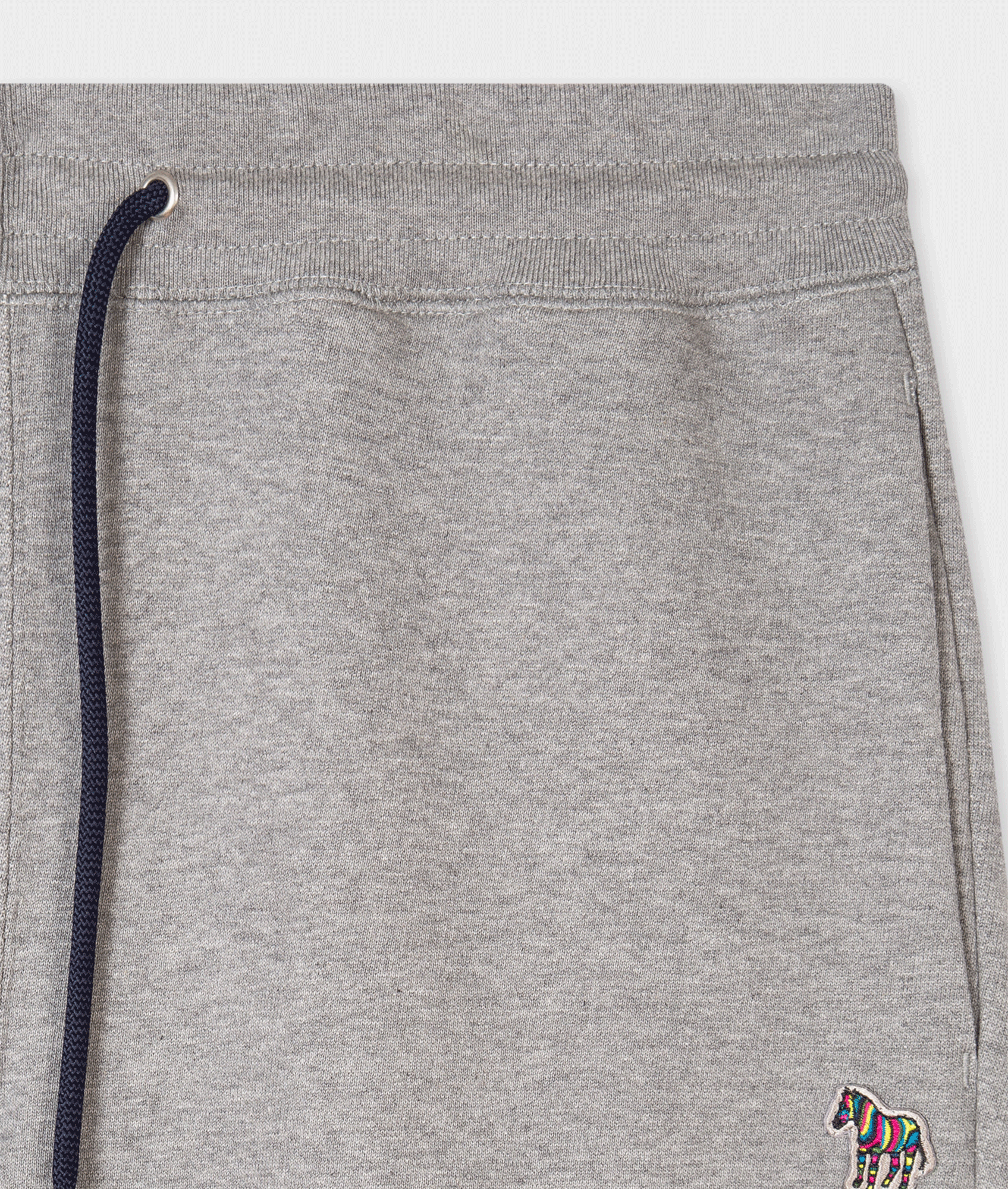 Zebra Logo Shorts - Grey Melange
