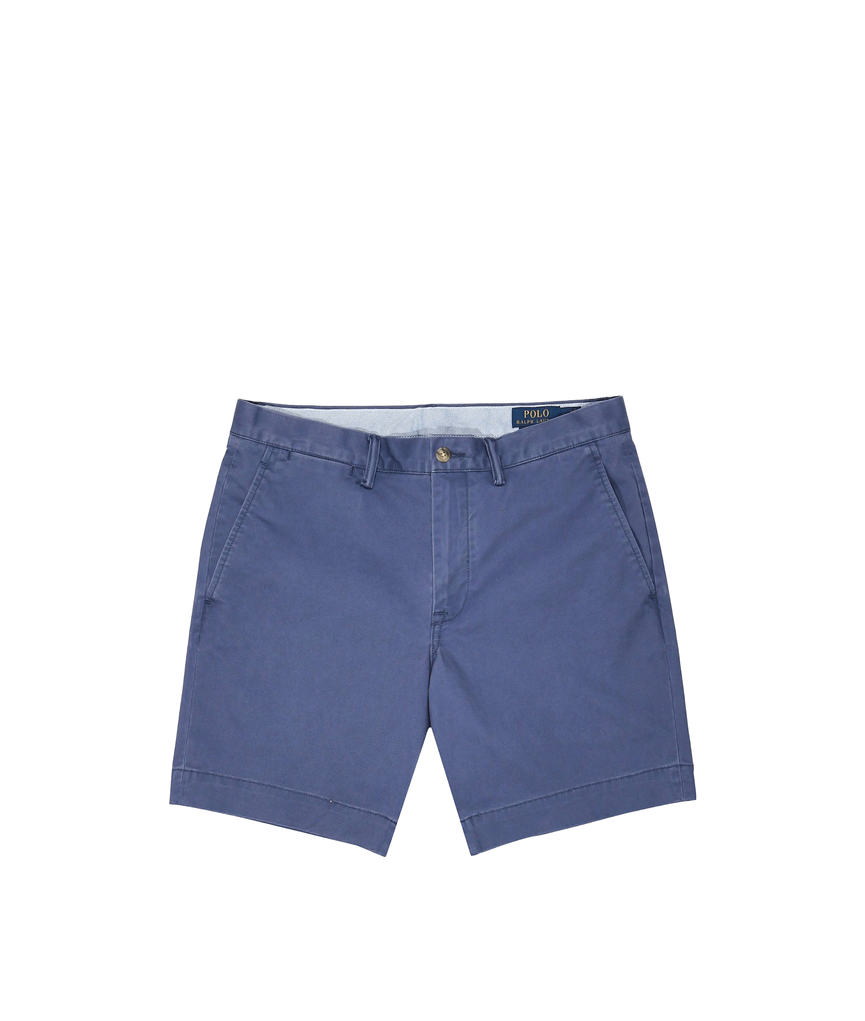 8-Inch Stretch Straight Fit Chino Short - Blue