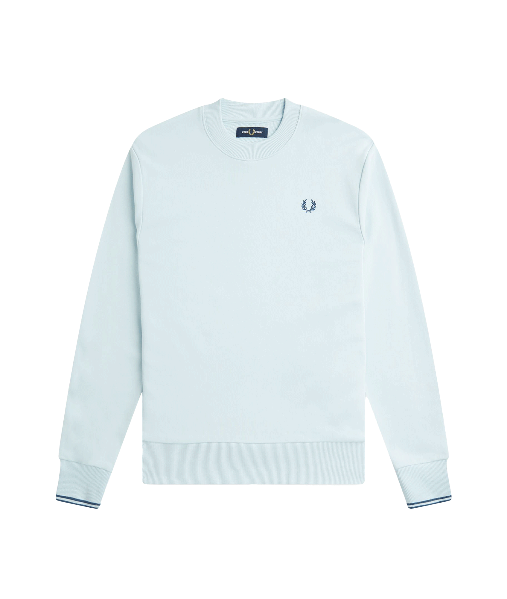 Fred perry light blue sweatshirt hotsell