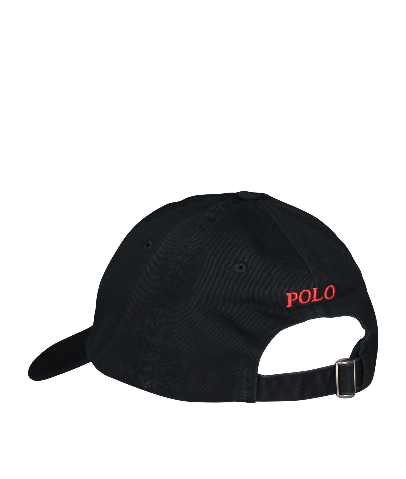 Embroidered Logo Cap - Black/Red