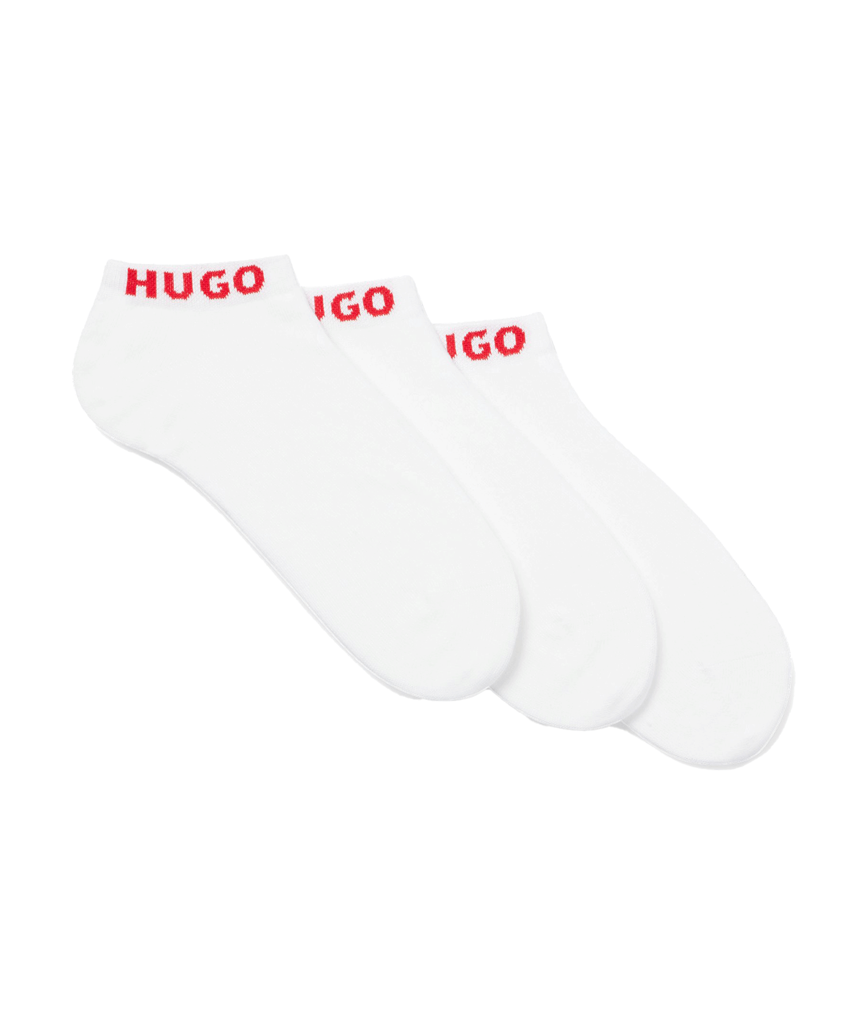 3P AS UNI CC Three Pack of Ankle Socks - White-100