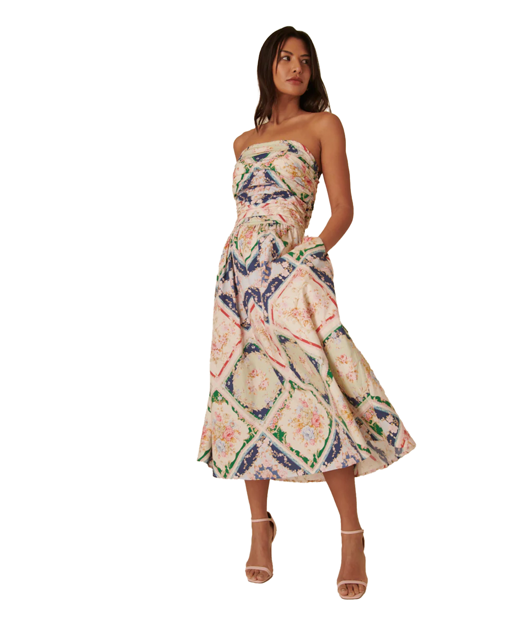 Felicity Midi Dress Suki Scarf