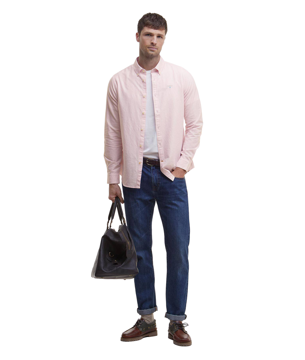 Striped Oxtown Tailored Shirt - Pink – Robert Goddard