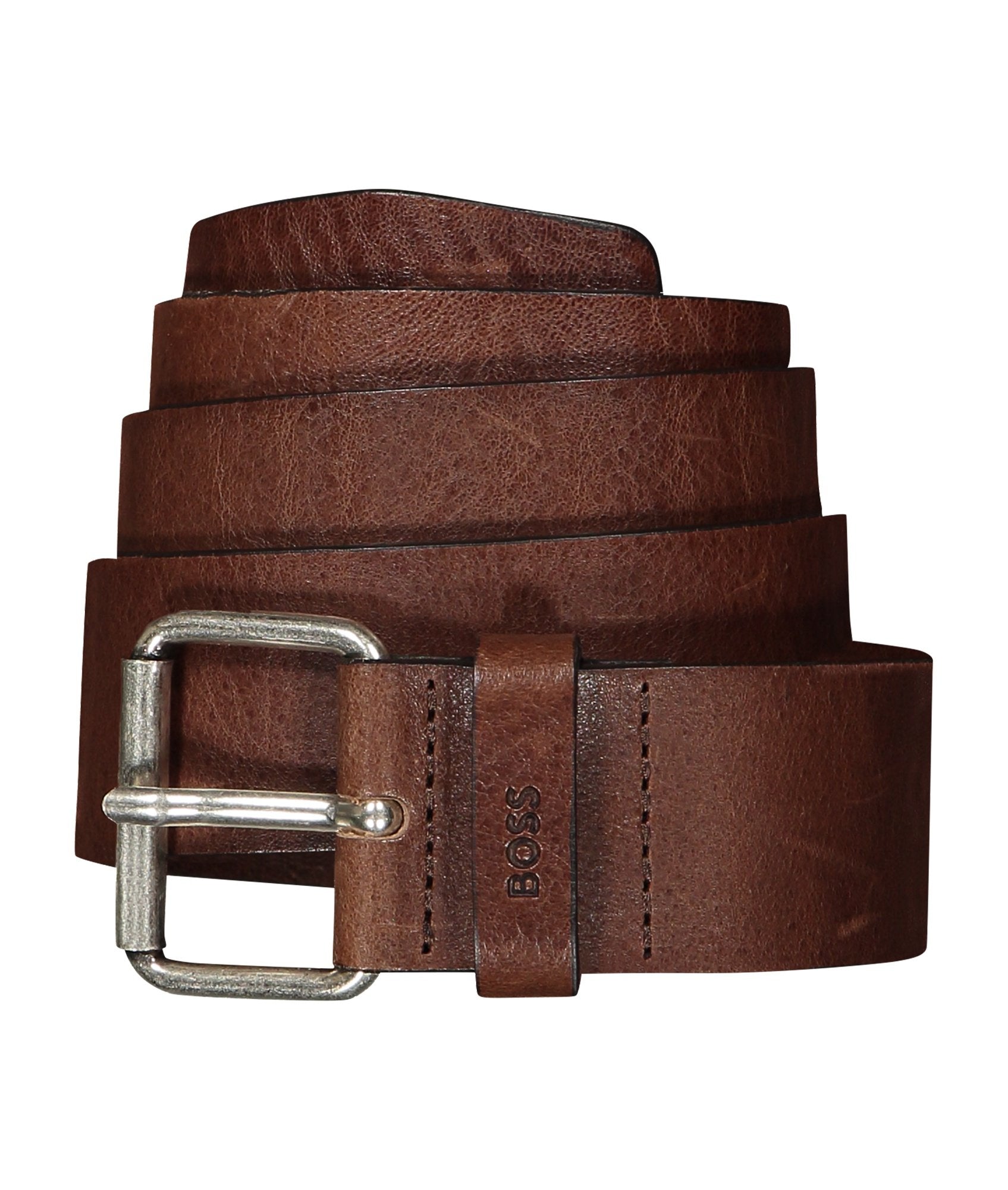 Serge Leather Belt - Brown