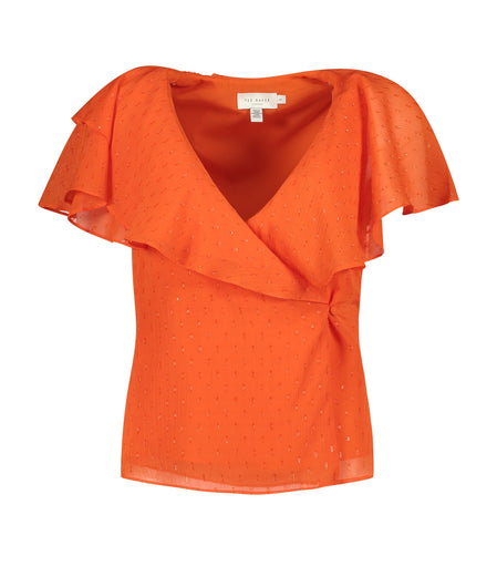Corel Wrap Top - Bright Orange