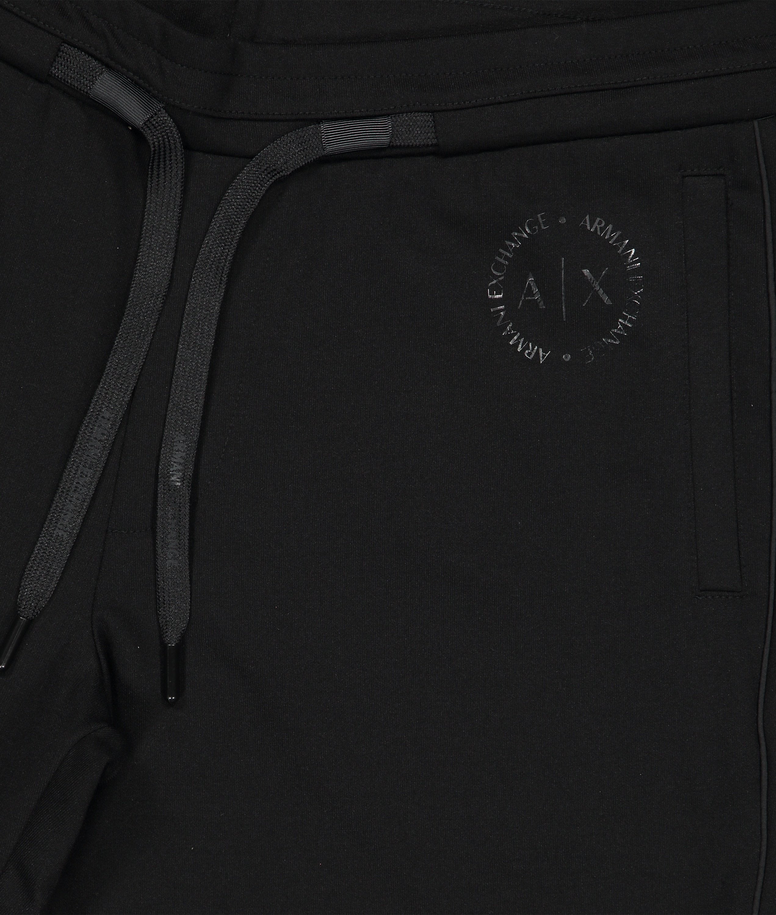 Sporty Trousers with Contrast Details - Black