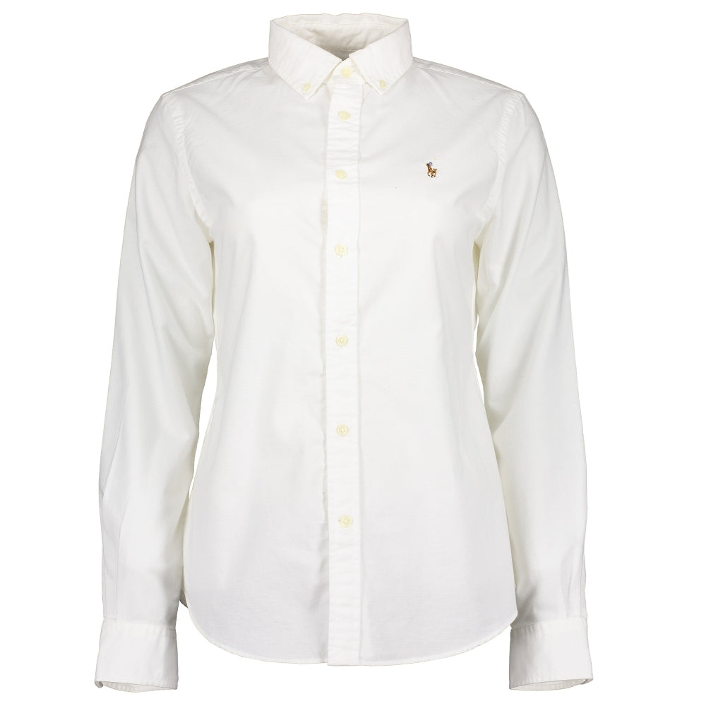 ralph lauren slim fit cotton oxford shirt