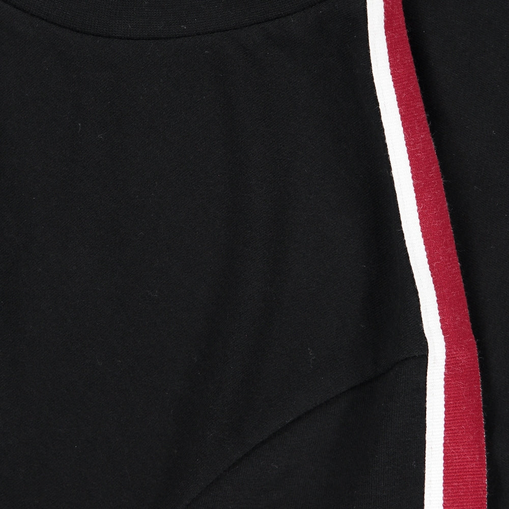 black polo crew neck sweatshirt